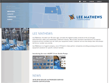 Tablet Screenshot of leemathews.com